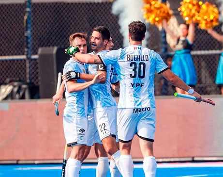 Los Leones se metieron en octavos del mundial de Hockey sobre césped