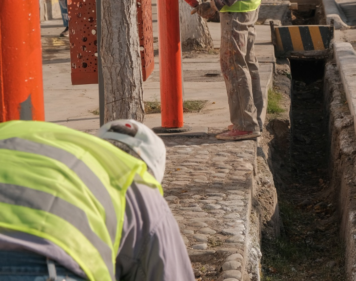 Gramajo salió a limpiar todo Chimbas luego de la suciedad de las elecciones 