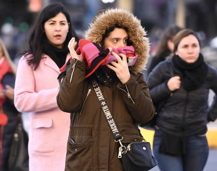 Tremendo frío: la mínima llegó a los -4,6° en el Gran San Juan