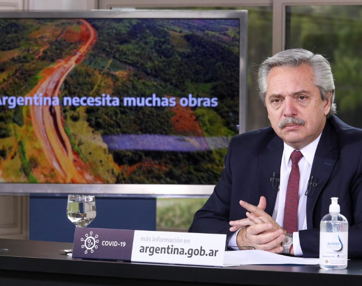Fernández: "Sé que hay que ajustar pero no será a costa de parar la obra pública"