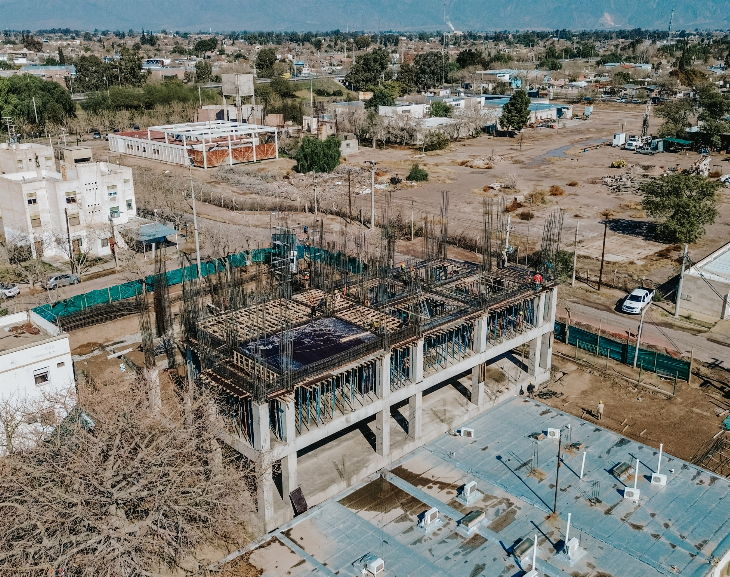 La construcción del nuevo Instituto Odontológico supera el 30 % de avance
