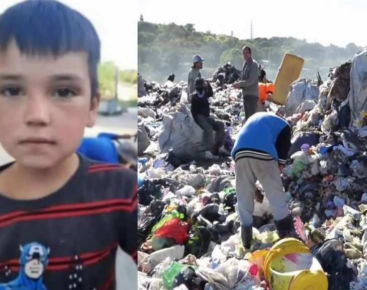 Un nene murió cuando buscaba comida en un basural y un camión lo atropelló