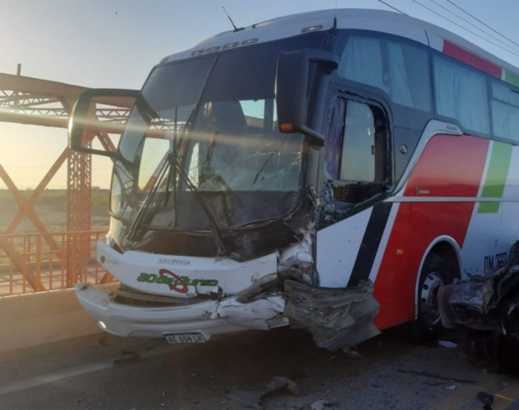 Identificaron al fallecido del accidente entre un auto y un colectivo 