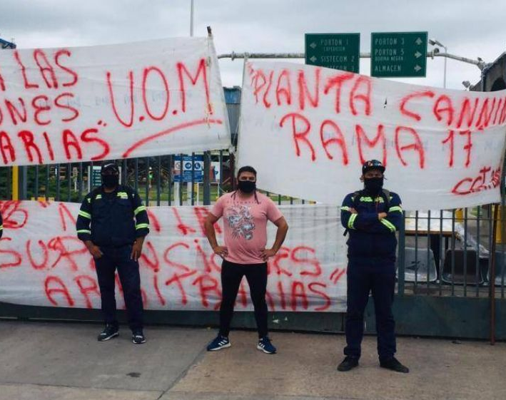 Problemas para la conexión de gas: gremialistas paralizan Techint