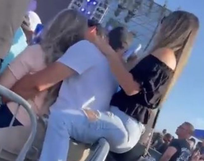 Nuevo viral: lo enganchó engañando a su novia con su suegra ¡En un concierto!