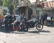Un motociclista fue hospitalizado tras un fuerte choque