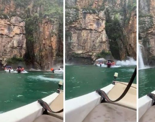 Tragedia en Brasil: ocho muertos y dos desaparecidos tras el derrumbe de un acantilado que cayó sobre lanchas con turistas