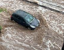 Mendoza fue afectado por un temporal de lluvia y granizo