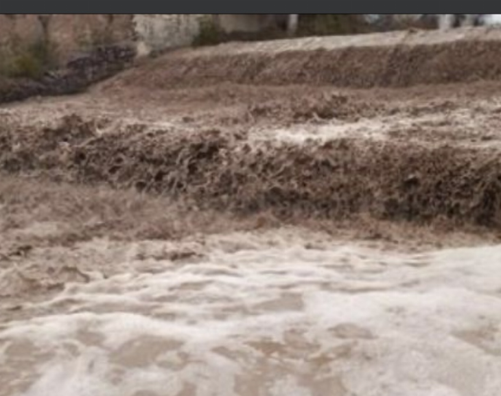 Las lluvias complicaron el ingreso a Jachal por Mogna 