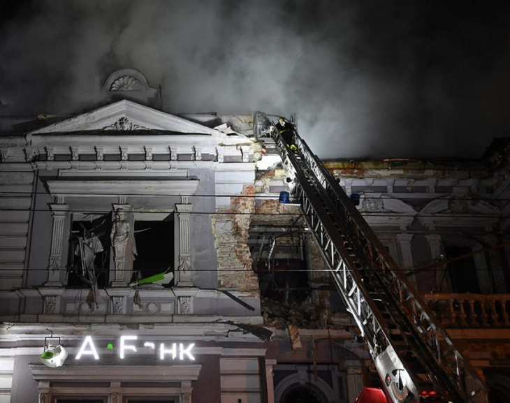 Rusia atacó la segunda ciudad más grande de Ucrania