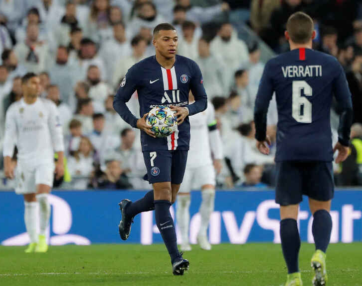 El PSG le ganó al Real con un golazo de Mbappé y marcha tranquilo a la vuelta