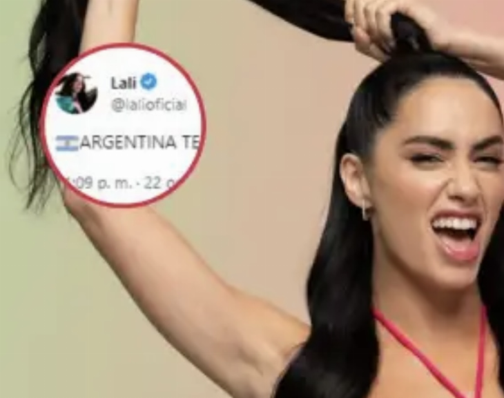 Lali celebró el triunfo de Massa 