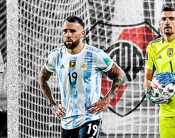 ¿Viene a River? Armani le tiró un centro a Otamendi y hubo respuesta