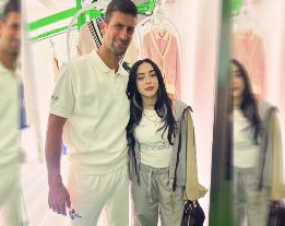 El inesperado encuentro entre Nicki Nicole y Novac Djokovic 