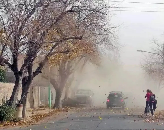 San Juan en alerta amarilla por fuerte viento con ráfagas de hasta 70 km/h