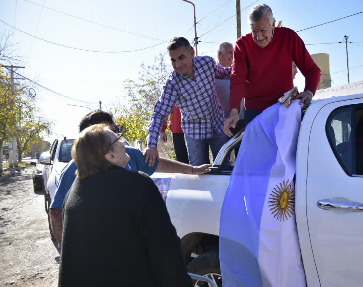 A una semana de las elecciones Gioja y Gramajo eligieron Rawson para hacer una gran caravana 