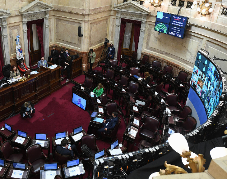 El peronismo no logró quórum propio en Senadores y varios temas quedaron sin tratar