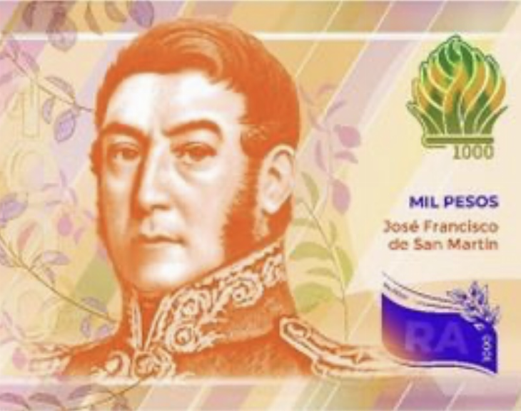 Salió el nuevo billete de $1.000 con San Martín: ¿cuánto le cuesta al Banco Central su impresión?