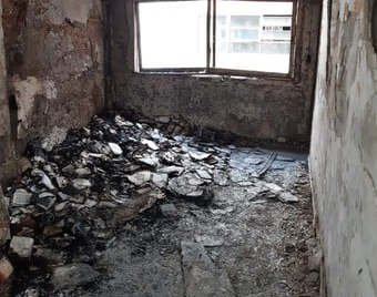 Prendieron la estufa y se les incendió la casa