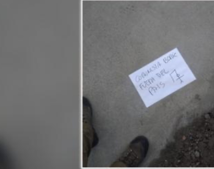 El presidente chileno denunció amenazas a través de panfletos en la casa de sus padres