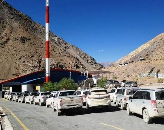 Recambio de quincena: demoras de 5 horas en el Paso de Agua Negra