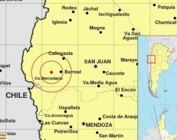 Se movió el piso en San Juan y se sintió en Mendoza