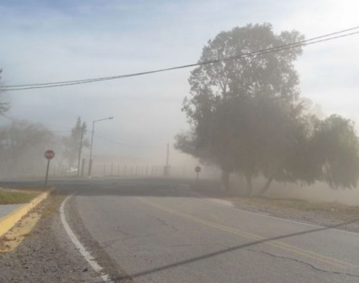 Anunciaron el ingreso de viento sur a San Juan