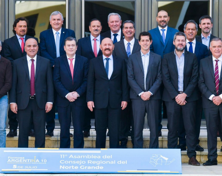 Los gobernadores temen un parate masivo de las obras y se acercan al Presidente para garantizarse los fondos