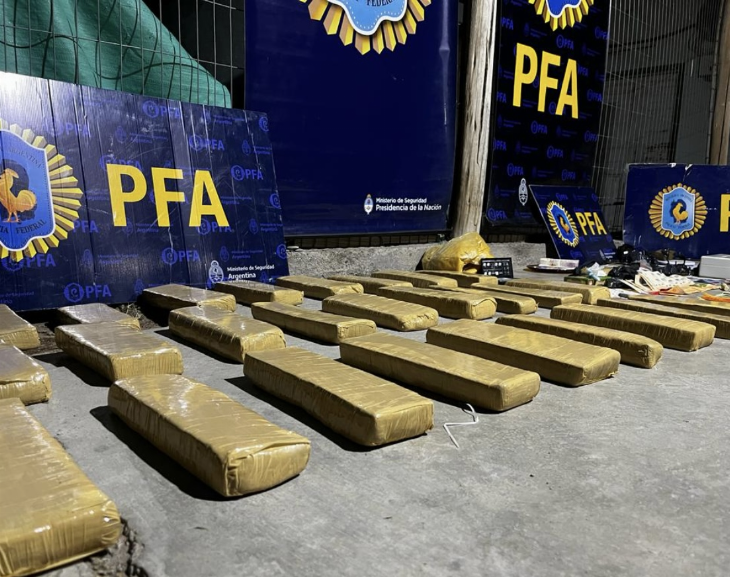 Mega operativo narco en Rivadavia: encontraron más de 33 ladrillos de marihuana y detuvieron a 6 sospechosos 