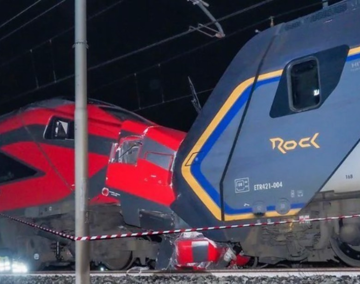 Impactante choque frontal entre dos trenes en Italia deja al menos 17 heridos