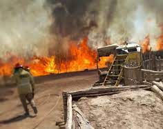 Se incendió un depósito y causó temor esta mañana