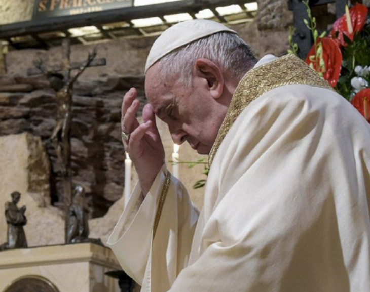 El Papa se manifestó 