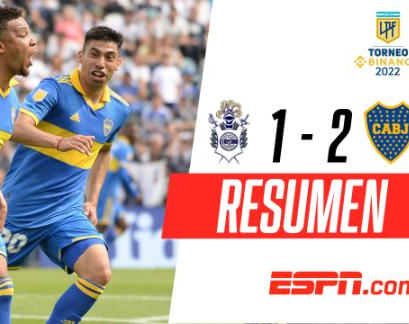 ¡Esto es Boca! Le ganó 2 a 1 a Gimnasia y espera la definición en la punta