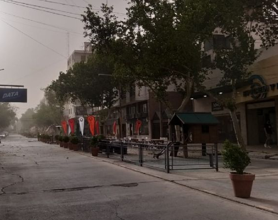 San Juan, bajo alerta amarillo por fuerte viento Sur