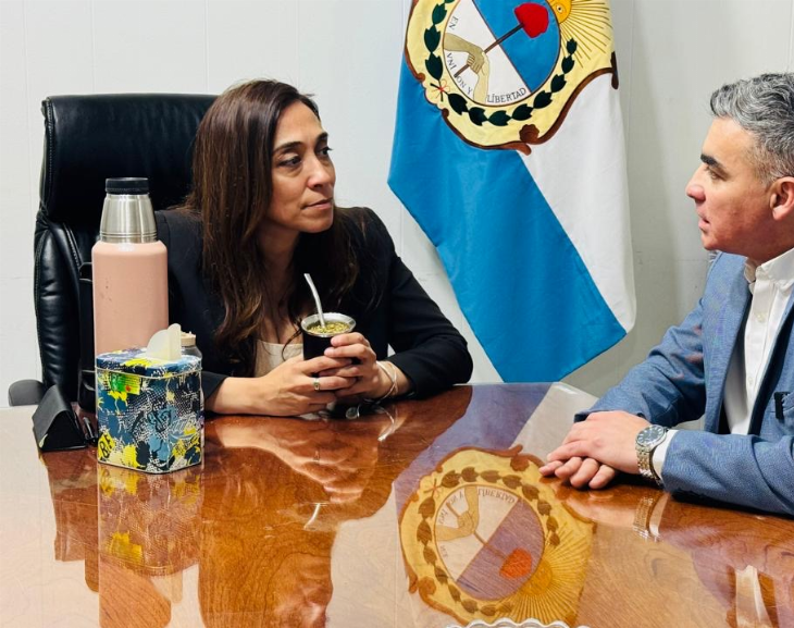 Gramajo se reunió con Romina Rosas y profundiza su ronda de encuentros con intendentes peronistas