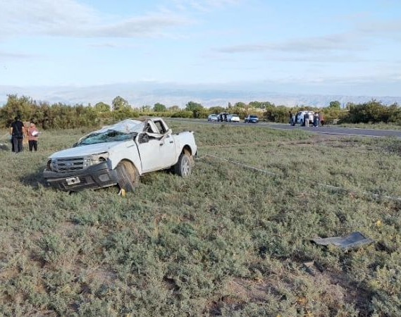Angaco: un hombre murió tras sufrir un vuelco