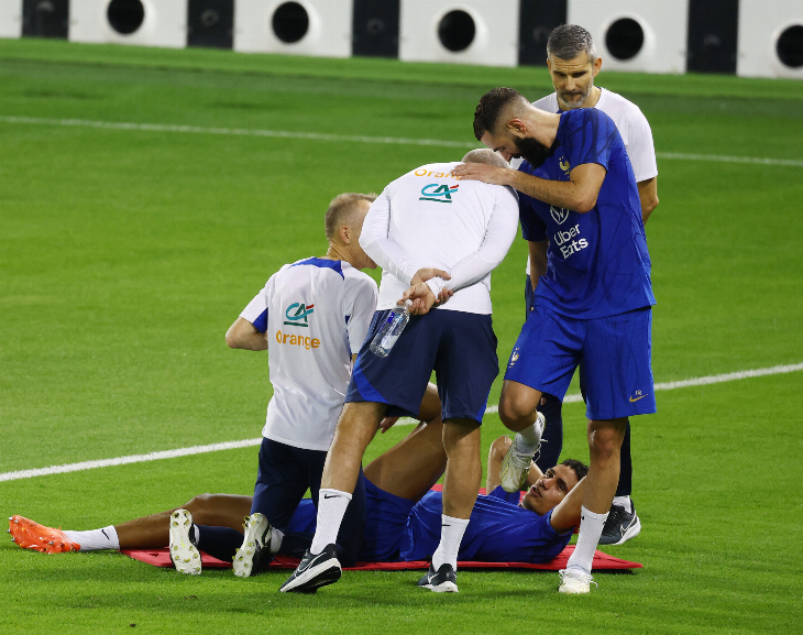Mala noticia para Francia: se lesionó Benzema y dicen que se pierde el mundial