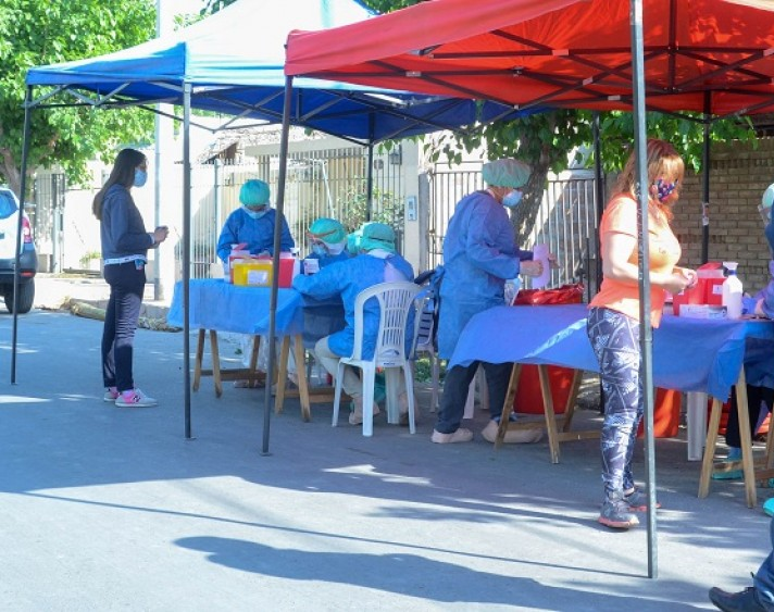 Realizan rastrillaje epidemiológico en Valle Fértil