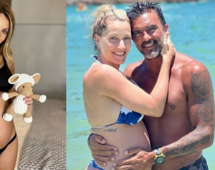 Mica Viciconte mostró su pancita a las 31 semanas: "No veo la hora de conocerte Luca"
