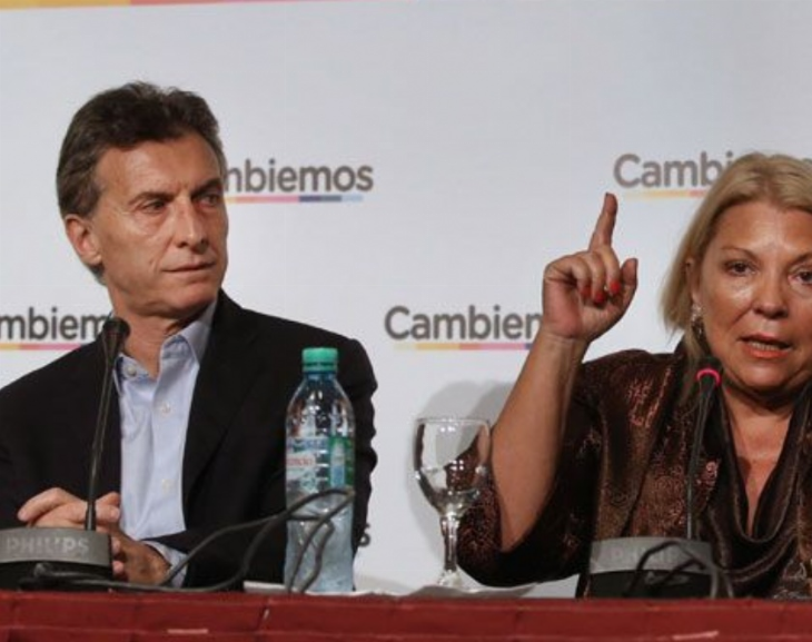 Para Carrió, Mauricio Macri 