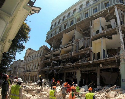 Ascienden a 30 los muertos por la explosión del hotel Saratoga de La Habana