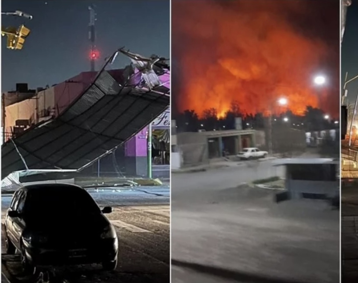 El zonda golpeó fuerte a Jáchal: gran parte del departamento sin luz y destrozos generales 