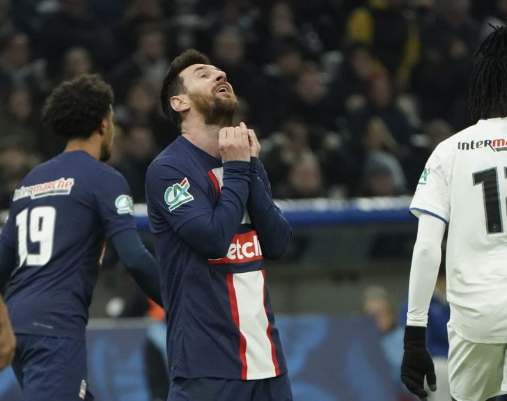 El PSG con Messi de titular quedó eliminado de la Copa de Francia