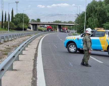 Fuerte choque en cadena, en plena Circunvalación