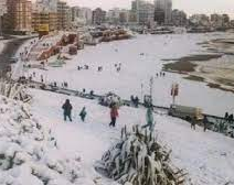 Clima de locos: aseguran que podría nevar mañana en Mar del Plata