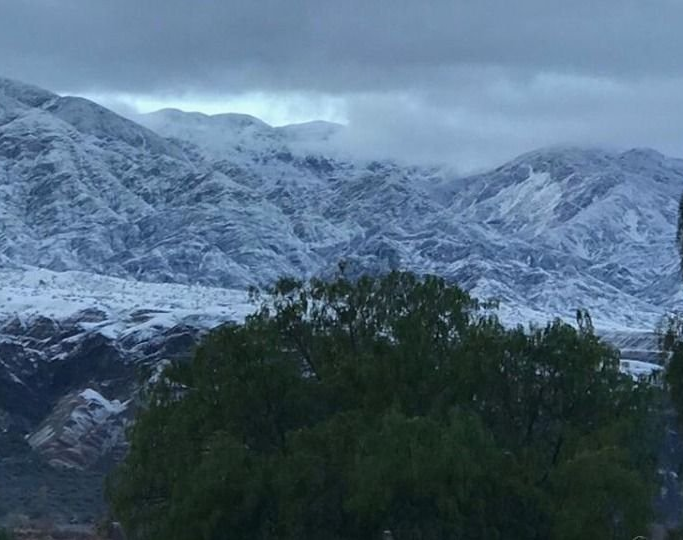 Emiten alertas por importantes nevadas en la Cordillera sanjuanina 