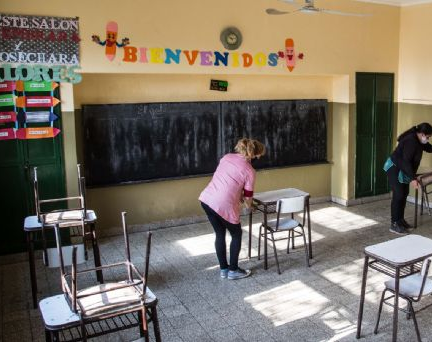 Suspendieron las clases por el fuerte viento Zonda
