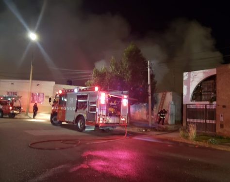 Jáchal: Se incendió parte de una vivienda y sus dueños sufrieron quemaduras