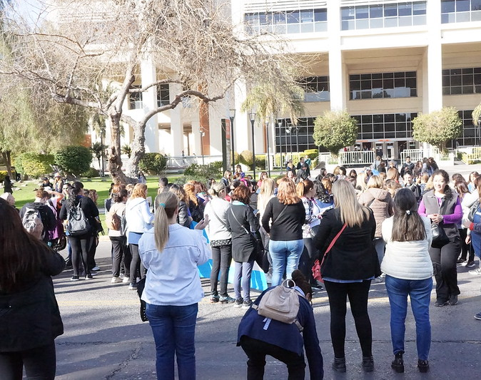 Docentes Autoconvocados salen otra vez a las calles