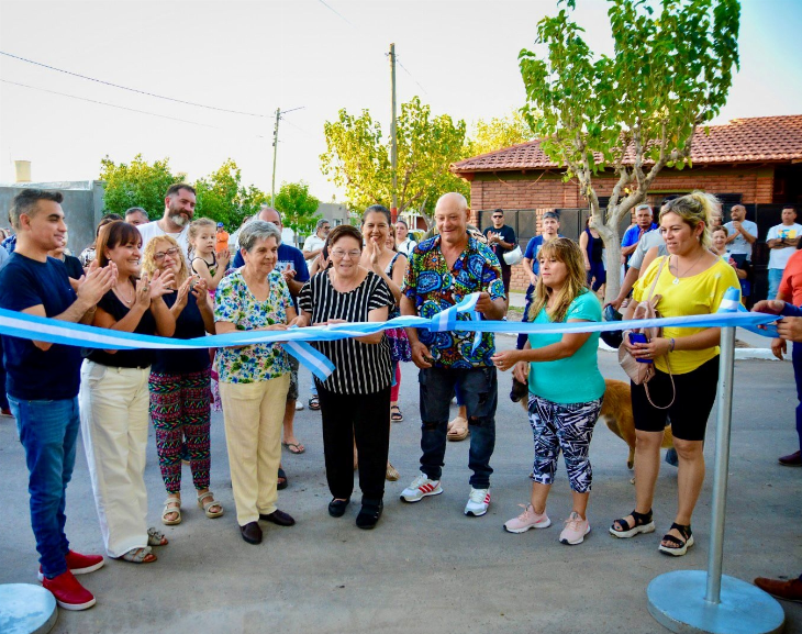 El barrio Andacollo VIII estrenó plaza y festejó con mateada